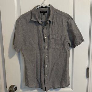 Banana Republic Gray Linen Shirt